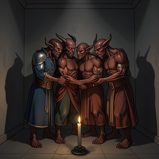 The Pentagram’s Love and Loyalty from "The Reincarnated Demon King's Host Just Wants to Live in Peace, But the Hero Won't Leave Him Alone". The Pentagram’s friendships and intimate bonds reveal a counterexample to demon society’s isolation, making their loss a lasting source of grief and change.