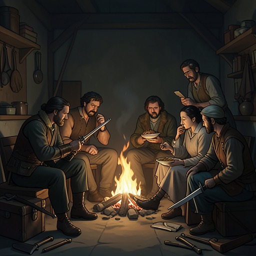 A Party United by Care from "The Reincarnated Demon King's Host Just Wants to Live in Peace, But the Hero Won't Leave Him Alone". Theo’s relationship with Luc’s companions grows through shared danger and the gradual replacement of mission-first assumptions with reciprocal care.