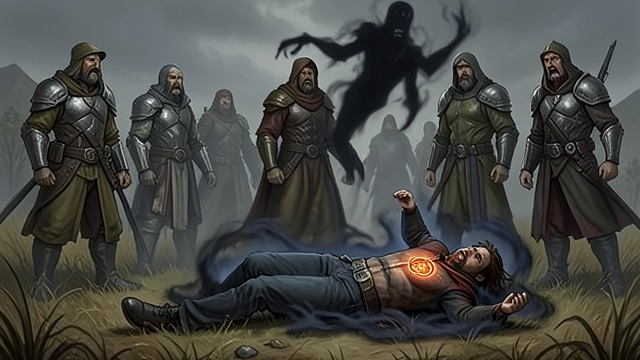 Death in the Fields from "Vainqueur the Dragon". Death in the Fields A Fatal Spell Melodieuse reduces Victor to one hit point, applies Necrophobia, and kills him before his allies can intervene.