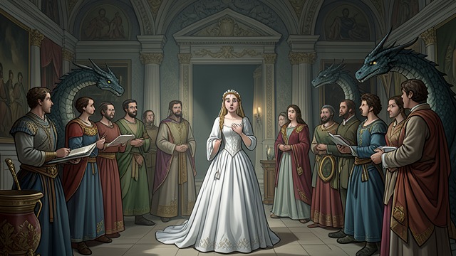 The Released Princesses from "Vainqueur the Dragon". The Released Princesses A Cultural Collision Roland Gardemagne and his court recover Princess Merveille after the celebration.