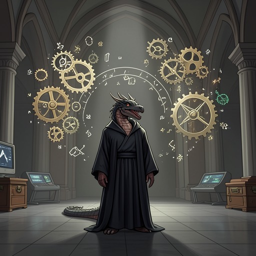 The Economics of Immortality from "Vainqueur the Dragon". This flow follows the novel's recurring transformation of magic, religion, labor, and death into competing commercial systems.