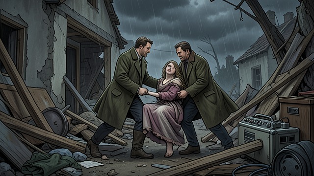 Escape into the Storm from "Exorcist Falls". Escape into the Storm A Narrow Victory Jason and Sutherland force the presence out of Casey, and Danny helps the surviving family move through the wrecked…