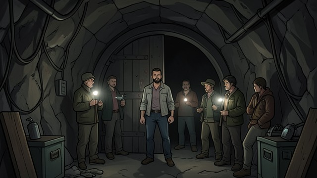 The Tunnel Entrance from "Exorcist Falls". The Tunnel Entrance A False Promise of Privacy Danny claims the old passage is a safe place to discuss their suspicions away from the crowd.