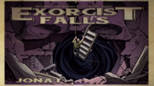 The Staircase Collapses from "Exorcist Falls". The Staircase Collapses A Route Removed As the group flees, the staircase gives way and leaves Danny hanging above the ruined foyer.