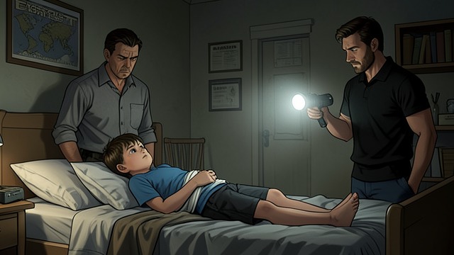 Casey’s Violence from "Exorcist Falls". Casey’s Violence A Sudden Attack Casey Hartman has beaten his family and is restrained in his bedroom.