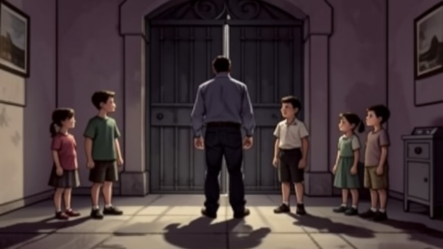 A Family Left Behind from "Exorcist Falls". A Family Left Behind No Easy Reconciliation Ron is separated from Liz and the children, and his efforts to minimize his misconduct do not restore their trust.