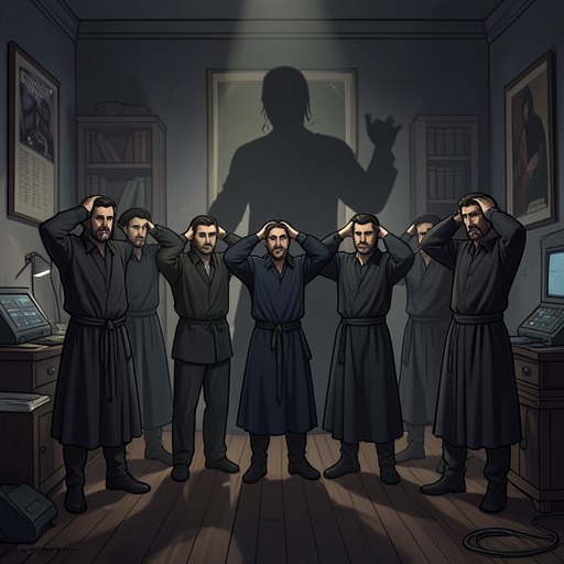 Fear, Masculinity, and Control from "Exorcist Falls". The characters’ attempts to master fear or prove strength repeatedly produce vulnerability, domination, and destructive choices.