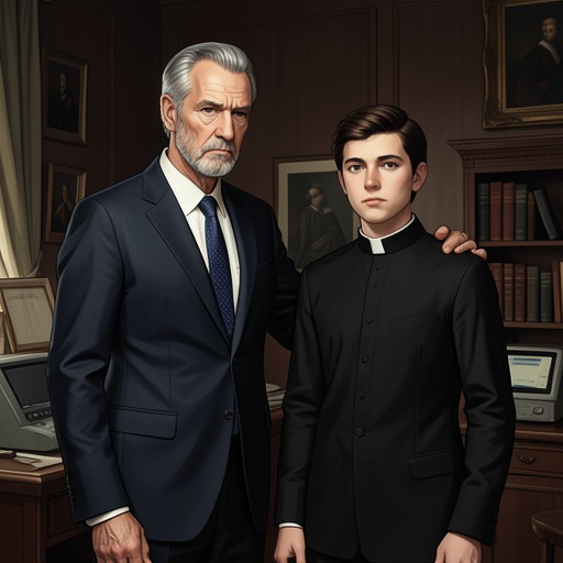 Jason and Sutherland: Mentor and Protégé from "Exorcist Falls". The bond that gives Jason his initial strength becomes the bond most painfully damaged by his susceptibility to Malephar’s lies.