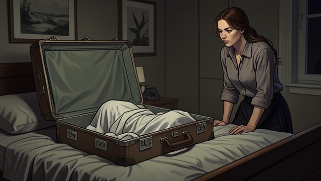 The Hidden Death from "The Woman in Cabin 10". A Body Removed The Account Carrie says Richard told her Anne had died after a confrontation and left the body in a suitcase.