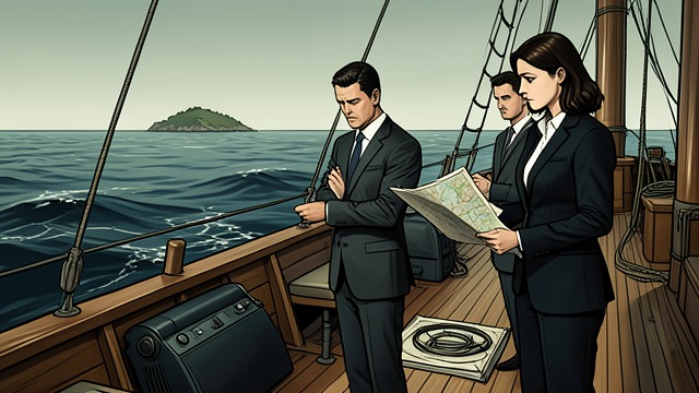 The Ship’s Jurisdiction from "The Woman in Cabin 10". No Simple Authority Richard’s Explanation Richard says the ship’s position and Cayman Islands registration could affect which country has jurisdiction.
