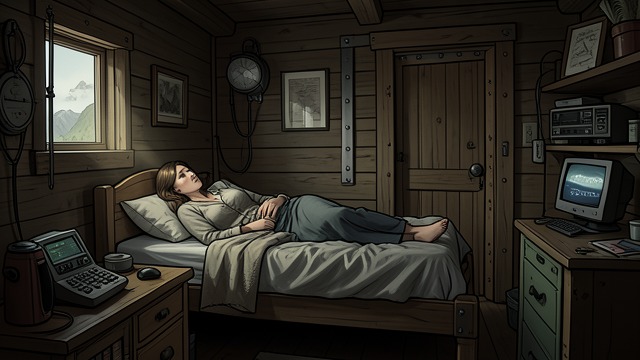 A Cell in the Hull from "The Woman in Cabin 10". The Hidden Cabin A Locked Room Laura wakes in a tiny, windowless cabin below the passenger decks, with bolted furniture and a single entrance.