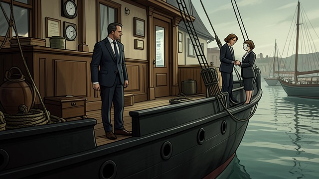 A Delay to Port from "The Woman in Cabin 10". Waiting for Trondheim Deferred Action Richard prefers to continue toward Trondheim, while Laura wants the nearest possible opportunity to report what she saw.