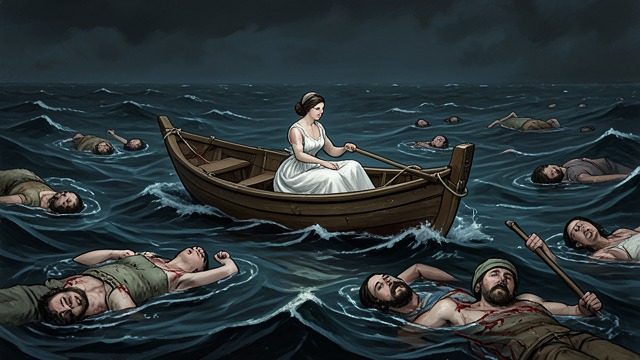 Bodies Returned by Water from "The Woman in Cabin 10". The Sea Gives Evidence Back Recovery Authorities recover the bodies of Anne and Richard from waters around the ship’s route.