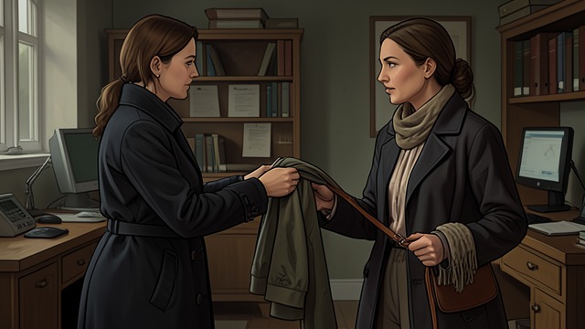 Laura Plays Anne from "The Woman in Cabin 10". A Disguise Changes Hands Borrowed Identity Carrie gives Laura her clothes, scarf, and passport so Laura can leave the ship as Anne.
