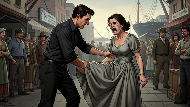 An Unwanted Advance from "The Woman in Cabin 10". A Boundary Crossed The Assault Ben drunkenly puts his hand down Laura’s dress; she knees him and breaks down after the encounter.