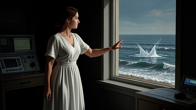 Sound as Evidence from "The Woman in Cabin 10". The Splash A Nighttime Noise A splash breaks the quiet outside Laura’s cabin, giving the sea a role as witness to an event no one else acknowledges.