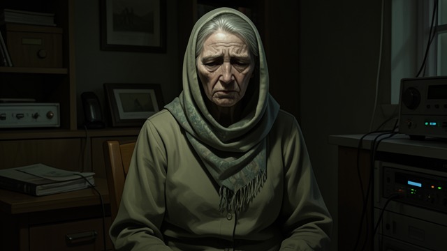 A Publicly Ill Wife from "The Woman in Cabin 10". The Woman in the Scarf A Frail Appearance Laura sees Anne as pale, exhausted, and altered by cancer treatment, and interprets her withdrawal as understandable…