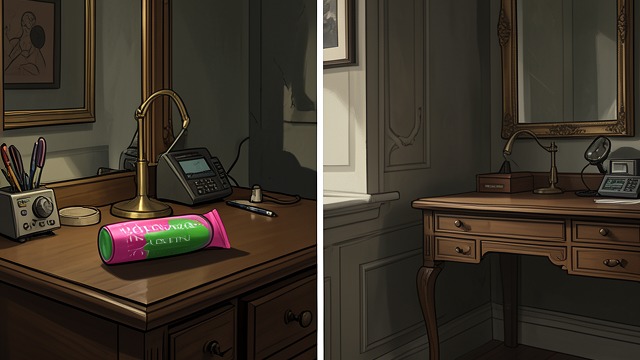The Mascara Vanishes from "The Woman in Cabin 10". Evidence Removed A Missing Object The Pink-and-green mascara that Laura found is gone when she returns to her suite.