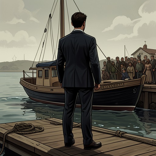 Richard Bullmer’s Rise and Fall from "The Woman in Cabin 10". This thread traces Richard’s carefully managed public image, his concealed plan to obtain Anne’s fortune, and his death.