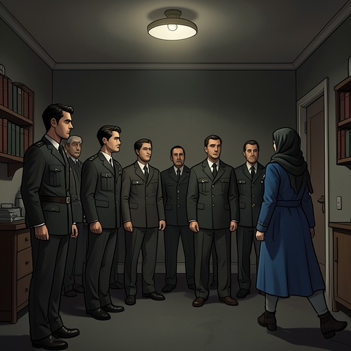 The Crew’s Complicity and Fear from "The Woman in Cabin 10". This thread follows the crew’s divided obligations as they protect their work, answer Laura’s questions, and conceal or reveal fragments of the truth.