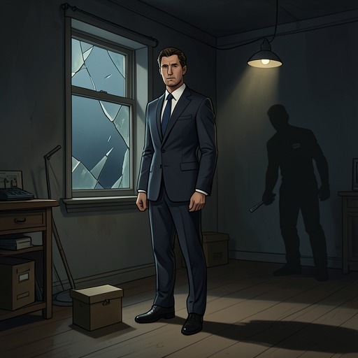 The Solberg Connection from "The Woman in Cabin 10". This thread traces how the absent investor’s burglary echoes Laura’s own break-in and exposes the hidden arrangements behind the voyage.