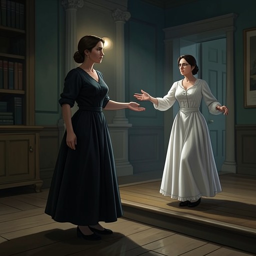 Carrie’s Transformation and Choice from "The Woman in Cabin 10". This thread traces Carrie’s movement from Richard’s devoted accomplice and Anne impersonator toward a final, costly act of help.