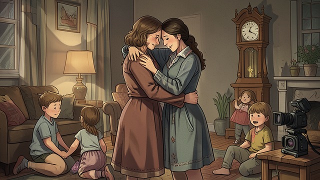 A Friendship Rebuilt from "The Life List". Reunion and Renewal Returning to old warmth Brett drives to the Newsome family gathering and apologizes directly to Carrie.