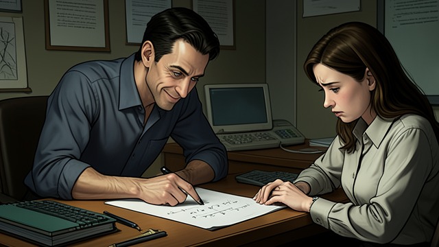 A Humbling Lesson from "The Life List". The Student Takes Control The wrong answer Peter asks Brett to solve a polynomial problem, then points out that she has mishandled the negative exponents.