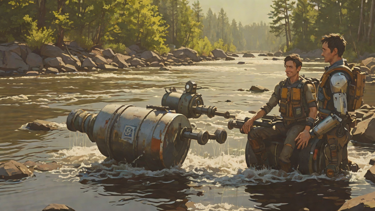 A Returning Smile from "The Wild Robot". A Returning Smile Context Roz reaches the river, tips the barrel, and lets the water spill, carrying Rockmouth back into his native current.