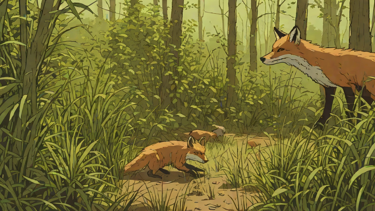 The Fox's Attack from "The Wild Robot". The Fox's Attack Context Fink, the only fox, believes he needs meat and attacks a porcupine hiding in the bushes. The porcupine fights back.