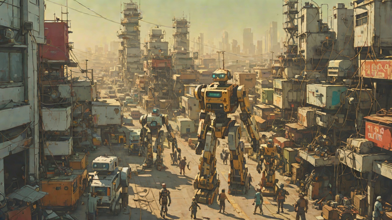 The City of Robots from "The Wild Robot". The City of Robots Context During migration, Brightbill sees a city full of robots performing tasks, and a factory where gleaming ROZZUM units are assembled by…