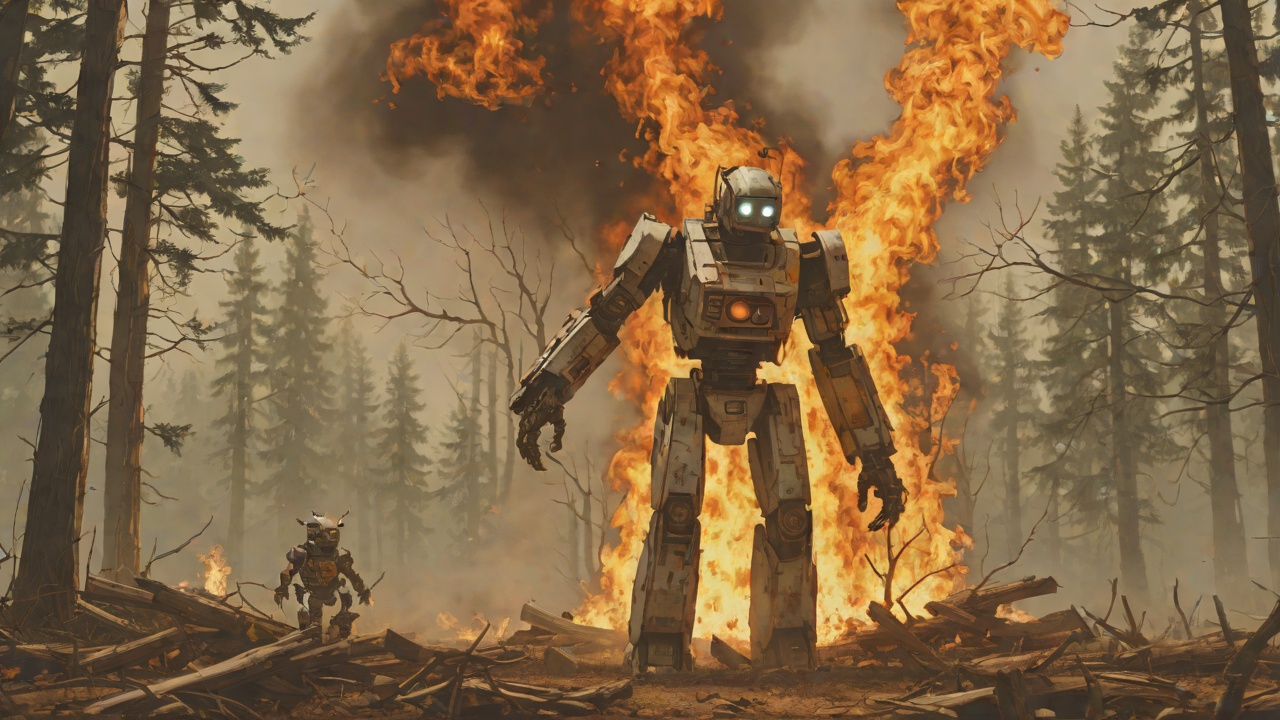 The Robot Dive from "The Wild Robot". The Robot Dive Context Roz sees the baby hare trembling in the far corner, blocked by falling timber. She immediately pushes through flames and smoke.