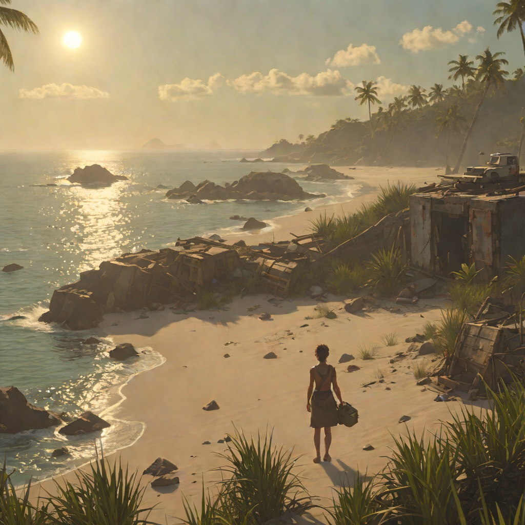 Roz Awakens on the Island from "The Wild Robot". Roz's journey from a shipwrecked crate to her first comprehending view of the island where she will make her life.