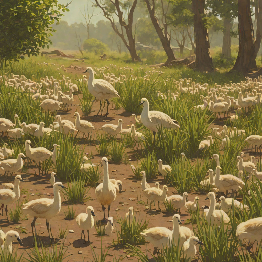 Brightbill's Growth from Orphan to Leader from "The Wild Robot". The narrative of Brightbill's development from a helpless gosling relying on Roz to the confident, protective leader who guides the flock home.