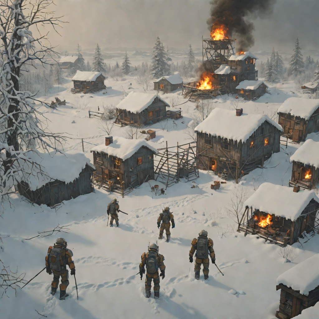 The Winter Siege: Survival Against Cold from "The Wild Robot". The island's fight for survival through an unprecedentedly harsh winter, culminating in Roz's lodging network and the fire crisis.