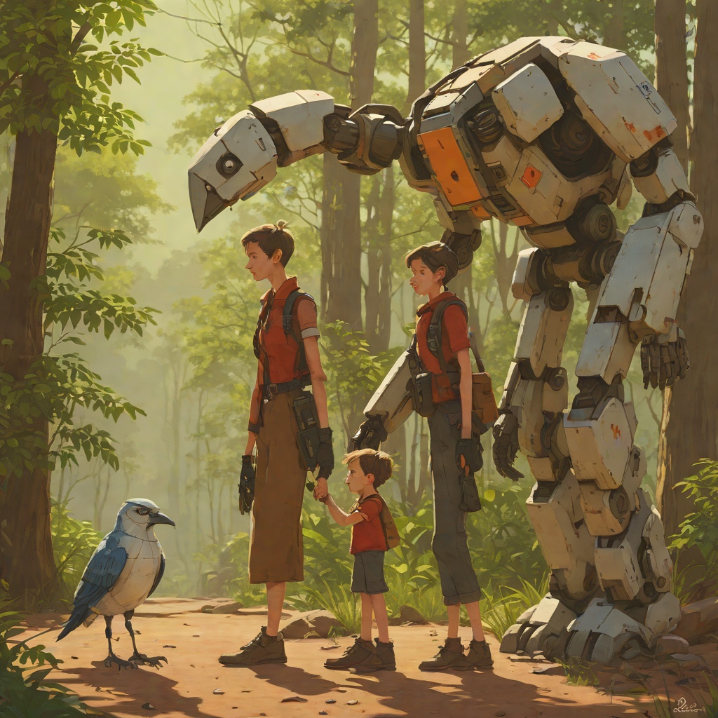 The Mother-Son Bond Between Roz and Brightbill from "The Wild Robot". The emotional heart of the book: how Roz and Brightbill become a genuine family despite being a machine and a bird, through care, sacrifice, and love.