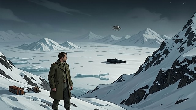The Satellite Detection from "Operation Napoleon". The Satellite Detection A dark mark in the ice Decades later, improved satellite imagery reveals a dark shape emerging from the southeastern section of…