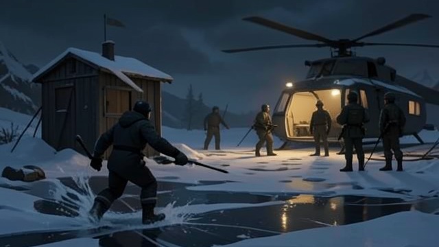 A Leader Breaks Through from "Operation Napoleon". A Leader Breaks Through Júlíus escapes the cordon While the soldiers keep the rescue team in place and confiscate its communications equipment, Júlíus slips…