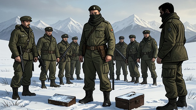 The Final Assault from "Operation Napoleon". Secrecy Turns Inward Violence Against Witnesses Ratoff continues trying to control the situation as Kristín and Steve are brought to the camp.