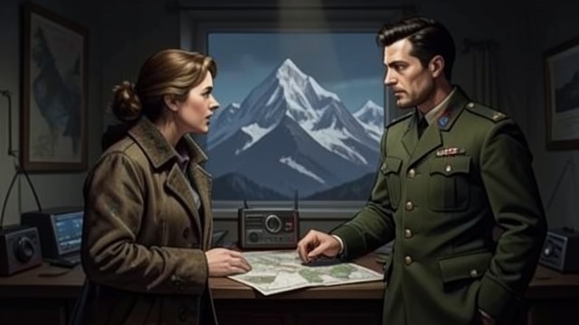 A Promise to Search from "Operation Napoleon". Asking for Backup Kristín’s Warning From the ministry, Kristín learns that Elías is critically injured and that the rescue team is trying to get him help.