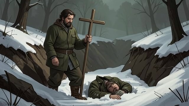 The German Survivor’s Remains from "Operation Napoleon". A Body Near the Farm A Discovery in the Gullies Jón finds the remains of a German officer in a small gully several kilometres above the farm.