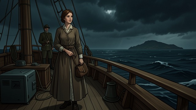 A Passage Beyond the Records from "Operation Napoleon". Leaving Iceland Quietly A Route by Sea A merchant-ship captain whom Kristín knows from a legal case agrees to help her travel without the usual airline…