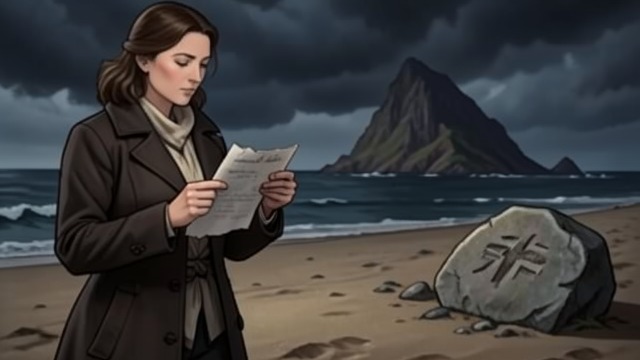 A Clue Beyond the Glacier from "Operation Napoleon". A Clue Beyond the Glacier A fragment survives After the crisis, Kristín finds a scrap from the damaged German documents among her belongings.