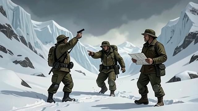 A Search Recalled from "Operation Napoleon". Another Expedition on the Ice The Aircraft Returns to View A surveillance image leads American military intelligence to suspect that part of the lost aircraft…