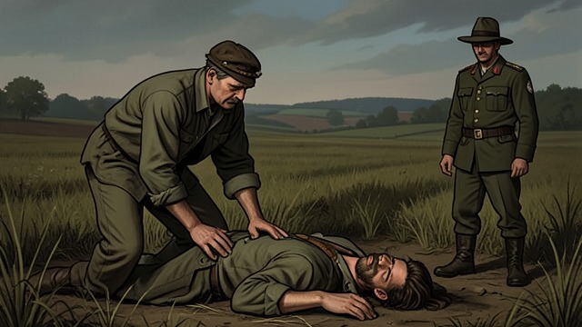 Silence as Loyalty from "Operation Napoleon". A Promise Preserves the Secret Trust at the farm Jón and Karl assist Colonel Miller after the crash and accept his request not to disclose the true purpose of…