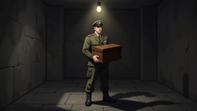 Ratoff Reads the Papers from "Operation Napoleon". Ratoff Reads the Papers Gold proves insufficient Ratoff finds only two crates of gold, far less than the treasure he had been led to expect.
