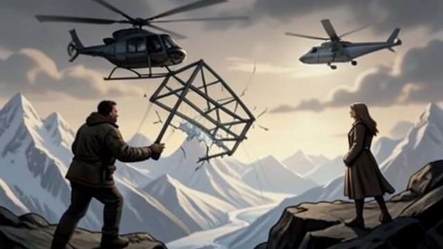 The Secret Leaves Iceland from "Operation Napoleon". The Secret Leaves Iceland The aircraft is airborne The helicopters lifted the broken Junkers from the glacier and carried it to the waiting C-17.