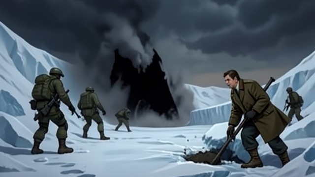 The Secret Returns from "Operation Napoleon". The Secret Returns A mark in the ice New satellite imagery showed a dark shape emerging from Vatnajökull.