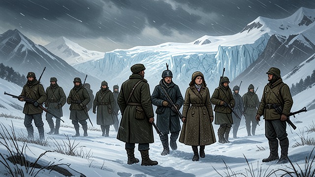 A Farmhouse Welcome from "Operation Napoleon". A Meeting at the Glacier’s Edge Local Help During the 1945 search, Colonel Miller and his troops reach the farm near Vatnajökull Glacier.