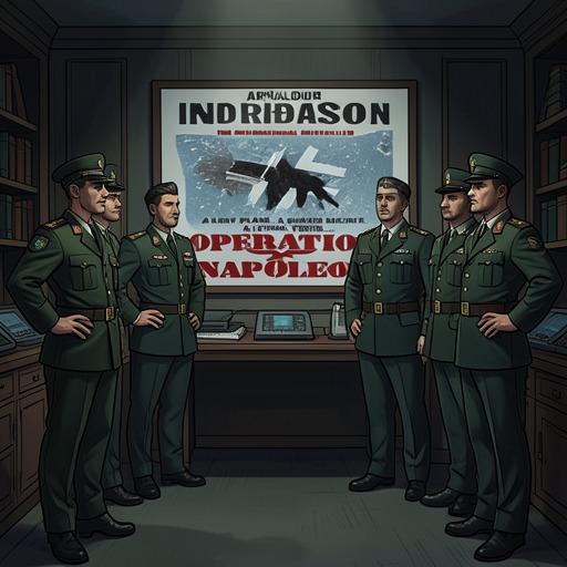 The U.S. Recovery Mission from "Operation Napoleon". This flow traces the military chain of command as a secret recovery operation moves from satellite detection through deception and violence to the transport of…